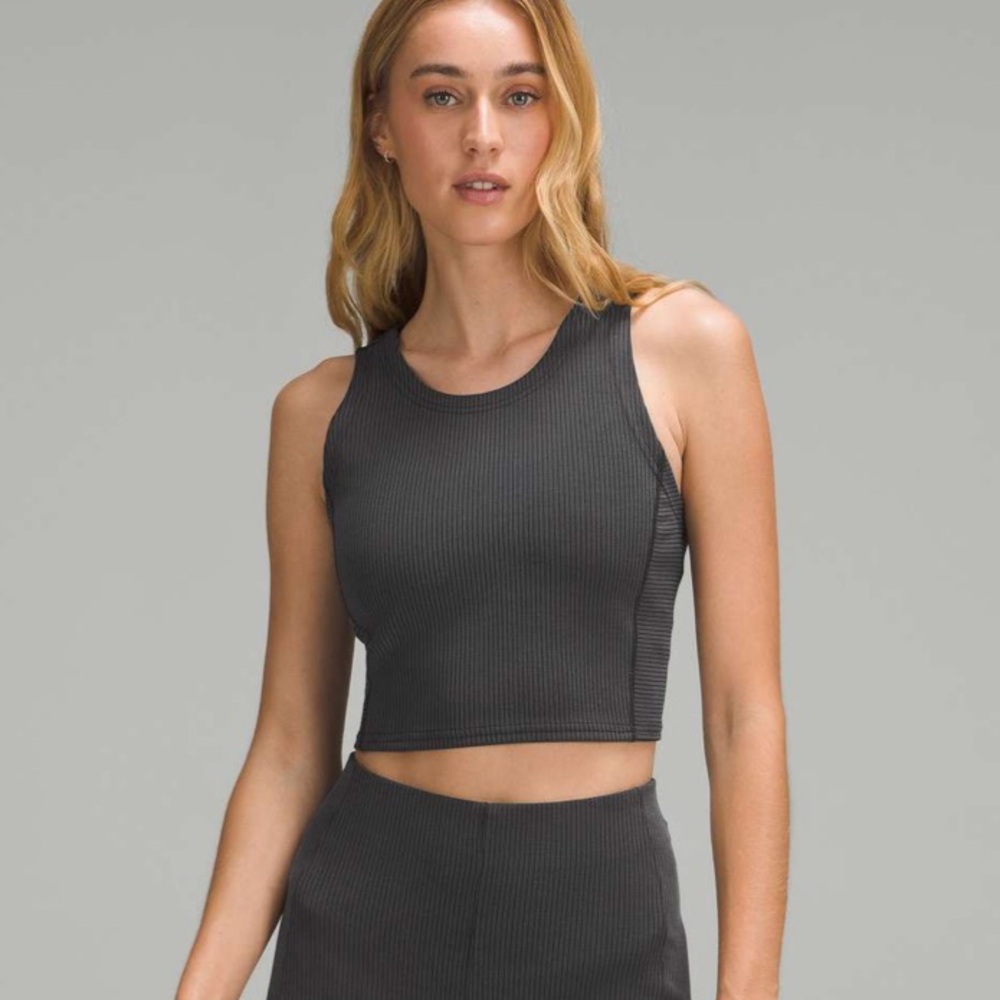 Lululemon Ribbed SoftstremeCropped Tank